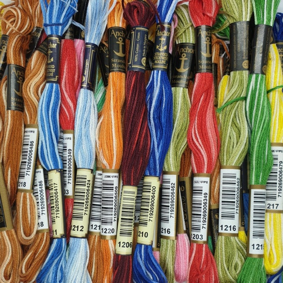 ANCHOR SKEINS CROSS STITCH THREADS FLOSS VARIOUS COLOURS 1-212