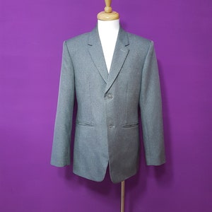 Chaqueta gris claro para hombre estilo años 60 Pecho 39&quot;- 40&quot; Single Vent Mod Style Suit Jacket Blazer Hecho a medida en Taiwán