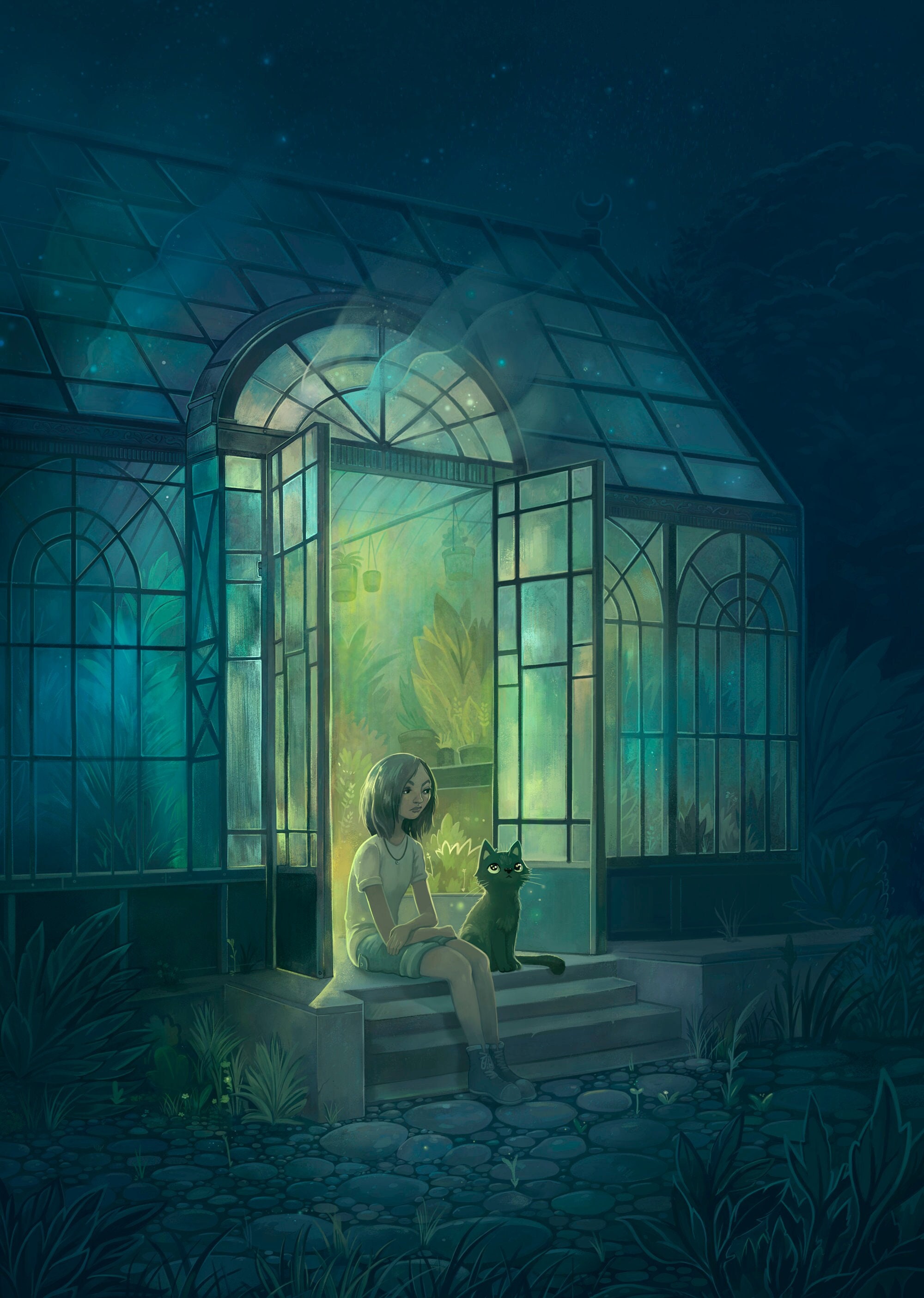 The End of Summer Beautiful Wall Art of a Girl and a Cat - Etsy Singapore The End of Summer Beautiful Wall Art of a Girl and a Cat - Etsy Singapore