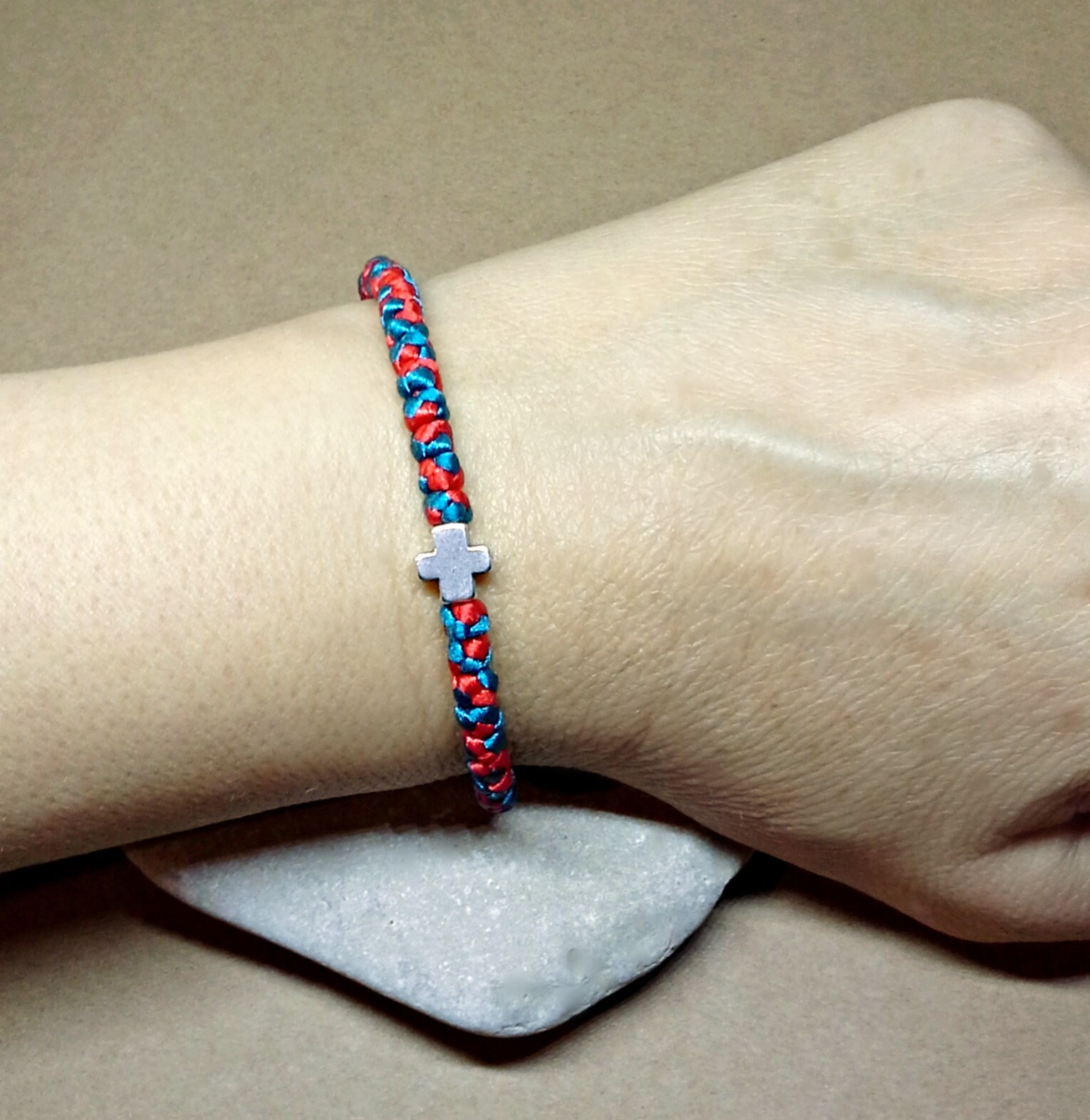 Greek Orthodox Prayer Rope Komboskini With Two Colors Red - Etsy