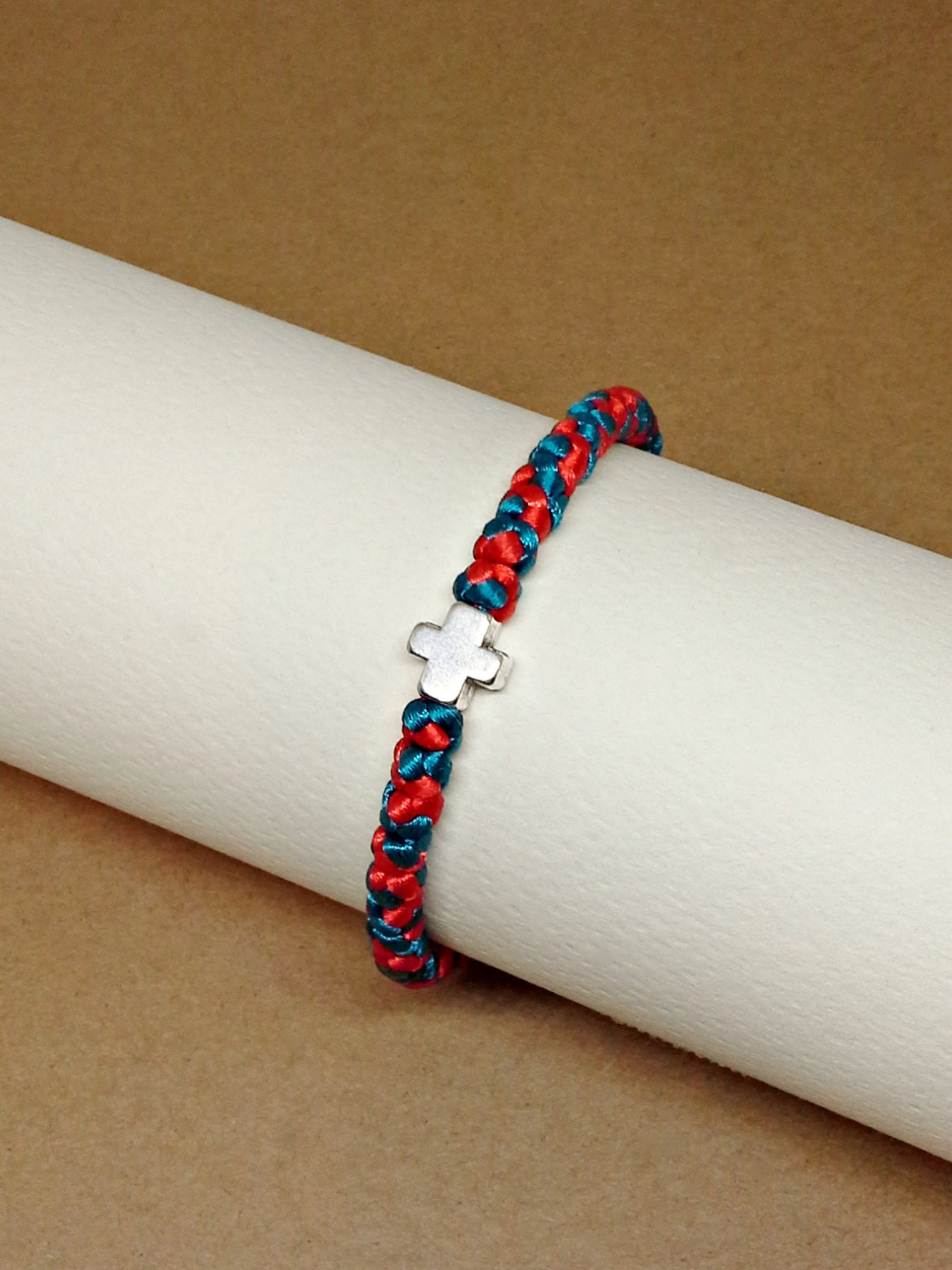 Greek Orthodox Prayer Rope, Komboskini With Two Colors, Red and ...