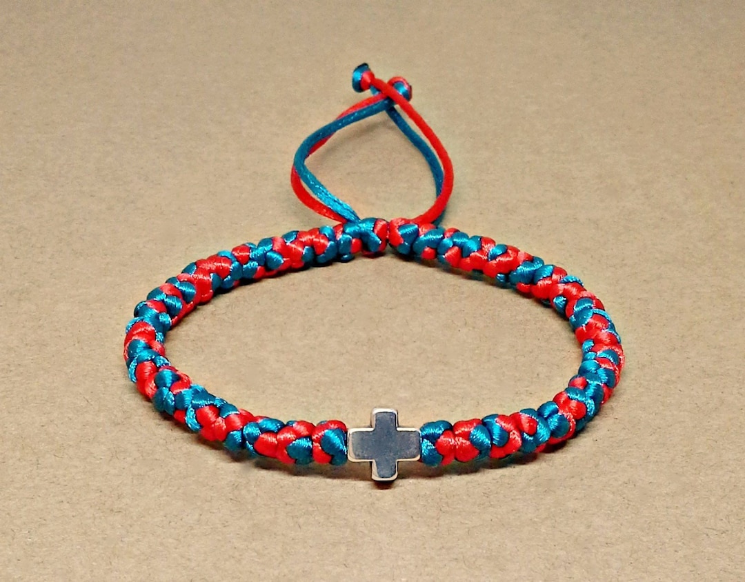 Greek Orthodox Prayer Rope, Komboskini With Two Colors, Red and ...