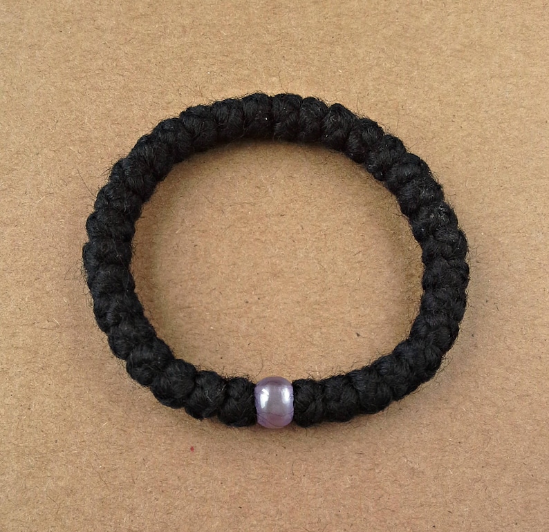 Komboskini Wool Bracelet Greek Orthodox Prayer Rope Woolen Etsy