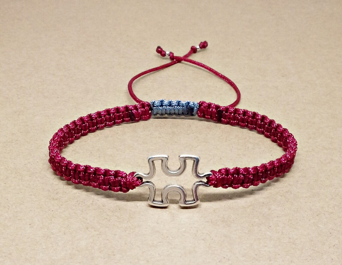 Puzzle Piece Bracelet Couples Bracelet Puzzle Piece Charm Etsy