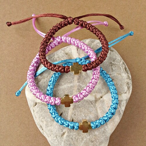 Komboskinigreek Orthodox Bracelethandmadeprayer Ropegold Etsy