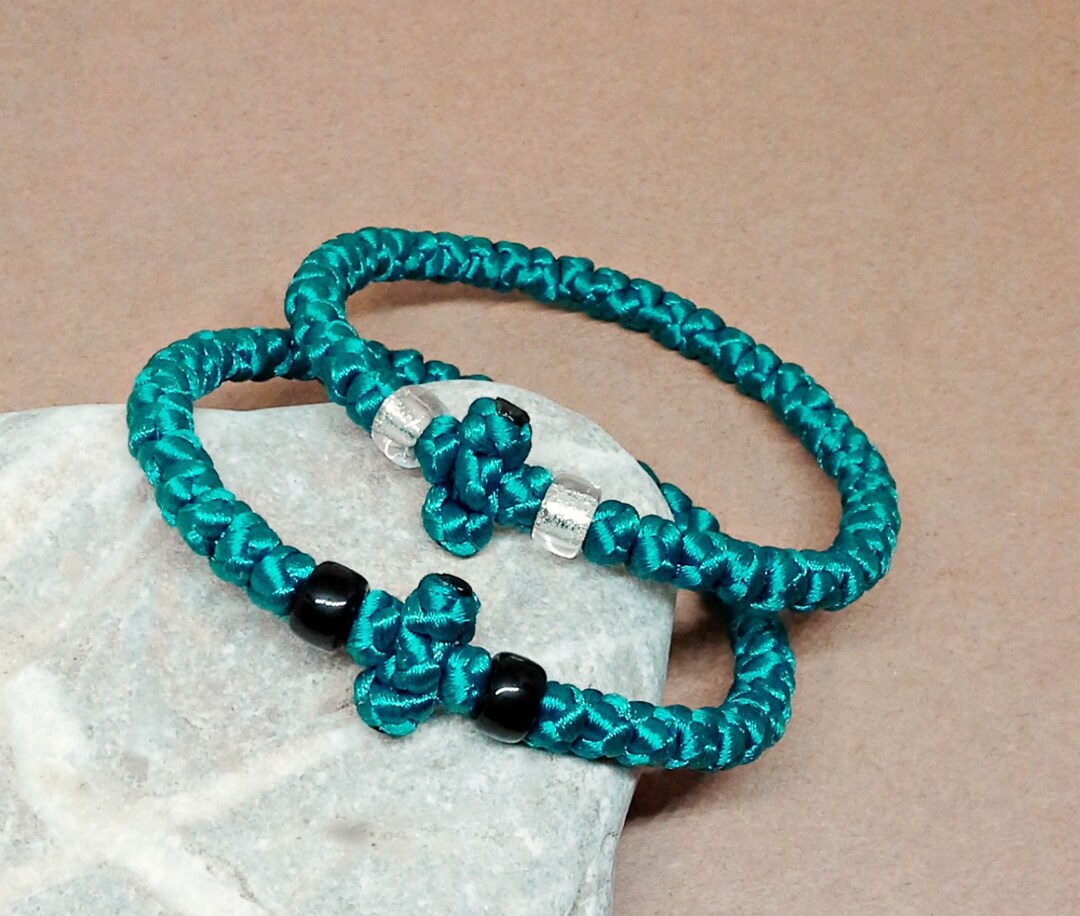 Handmade Komboskini, Greek Orthodox Bracelet, 40 Knots Prayer Ropes ...