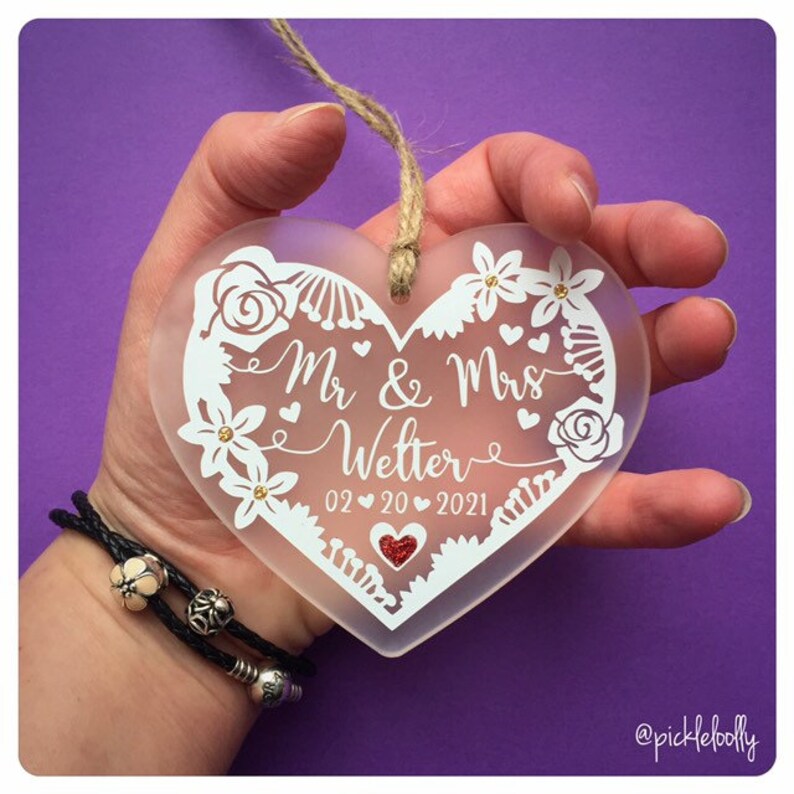 Personalised Wedding Gift Wedding Heart Wedding Gift for Etsy UK