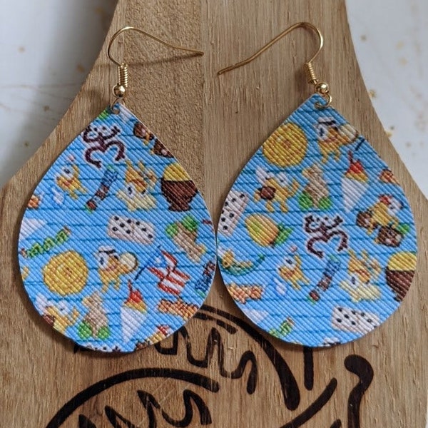 Puerto Rico Earrings/ Puerto Rico Icon Earrings/ La Isla Del Encanto Earrings