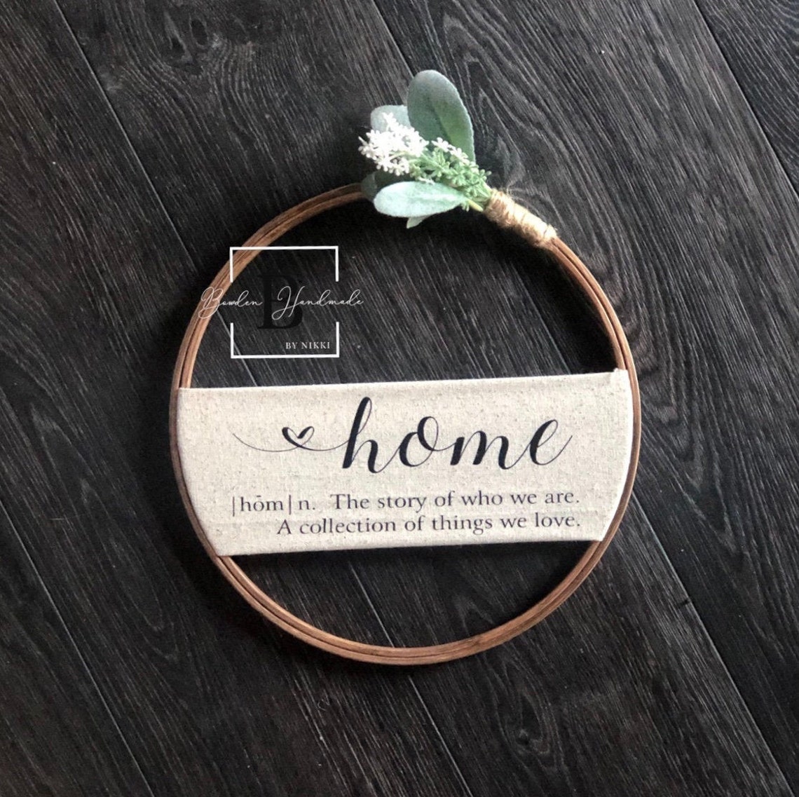 Embroidery Hoop Wall Decor (Small) 42