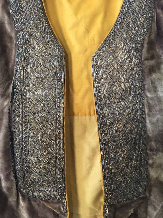 Antic Velvet Jacket For A Boy From Turkey 1920 At Least Etsy