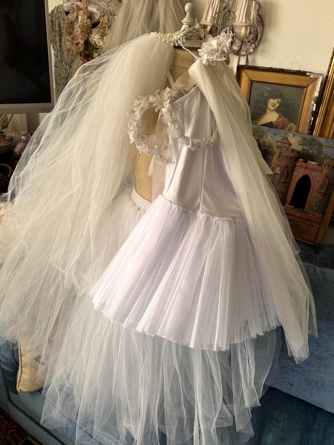 Daga - Lilly Of The Valley Tutu Dress - White