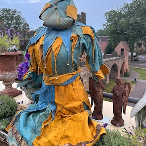 Antic pierrot dress from France with a lot of accessoires