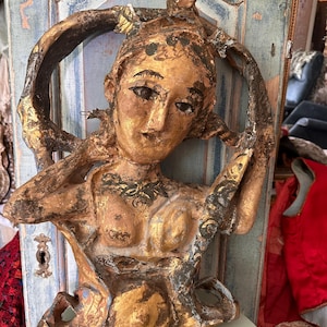 meraviglioso ornamento di un teatro, intorno al 1910, Francia, cartapesta