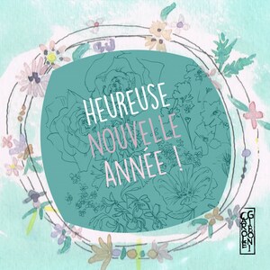 3 Cartes pour Une Heureuse Nouvelle Année