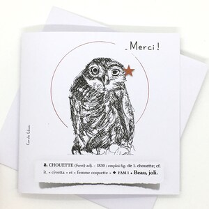 3 Cartes Gratitude pour quelqu’un de très Chouette