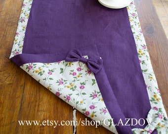 Natural linen Table Runner/Boho style table runner/home textile