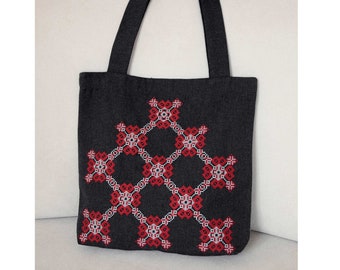 Ukrainian embroidered bag, ukrainian shopping bags
