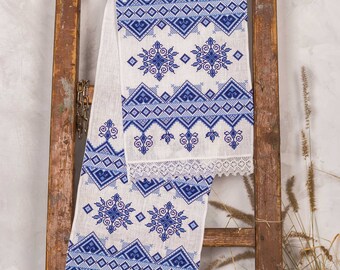 Ukrainian Traditional Embroidered Towel – Rushnyk