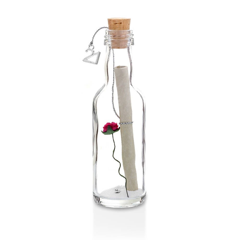 Personalised 21st Birthday Gifts Message in a Bottle Gift with Box for Him Her Personalised 21st Birthday Gifts Message in a Bottle Gift with Box for Him Her