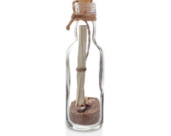 Fathers Day Gift from Wife | Personalised Message in a Bottle Gift for Husband