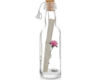 40th Birthday Gifts for Friend, Sister, Auntie, Mum, Daughter, Message in a Bottle Gift