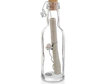 Personalised 18th Birthday Gifts, Glass Message in a Bottle Gift, Keepsake