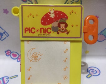 80s Vintage Kutsuwa Pic Nic Roll Memo - Etsuko Japan