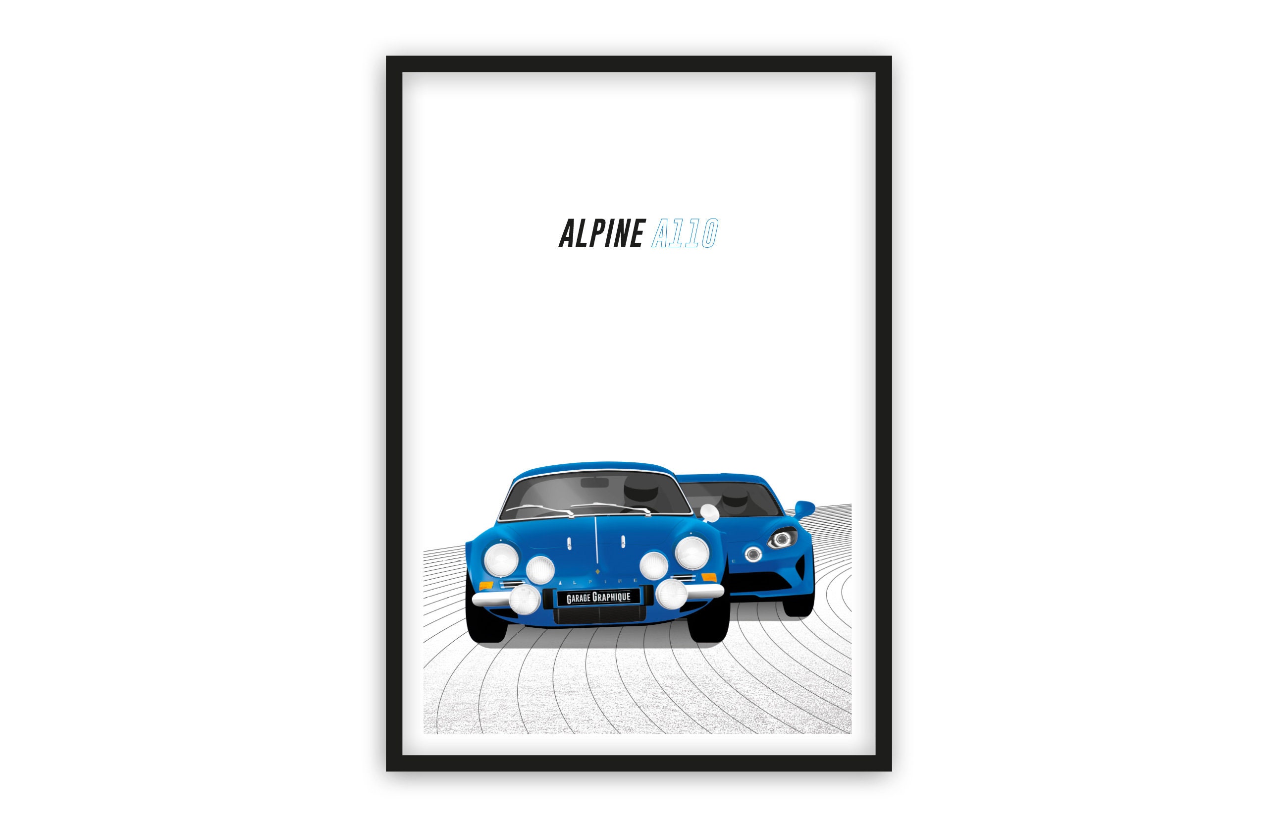 Pare-pierre autocollant Alpine A110 (Nouvelle) Aile Arrière XL - STICK AUTO