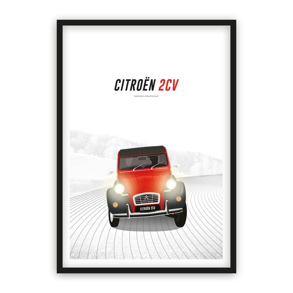 Cadre Illustration Citroën 2cv