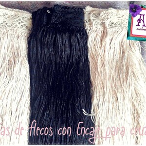 Strips Lace Fringed silk to cross. Flamenco Costumes image 5