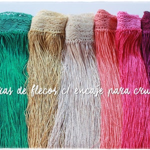 Strips Lace Fringed silk to cross in Colors!. Flamenco Costumes