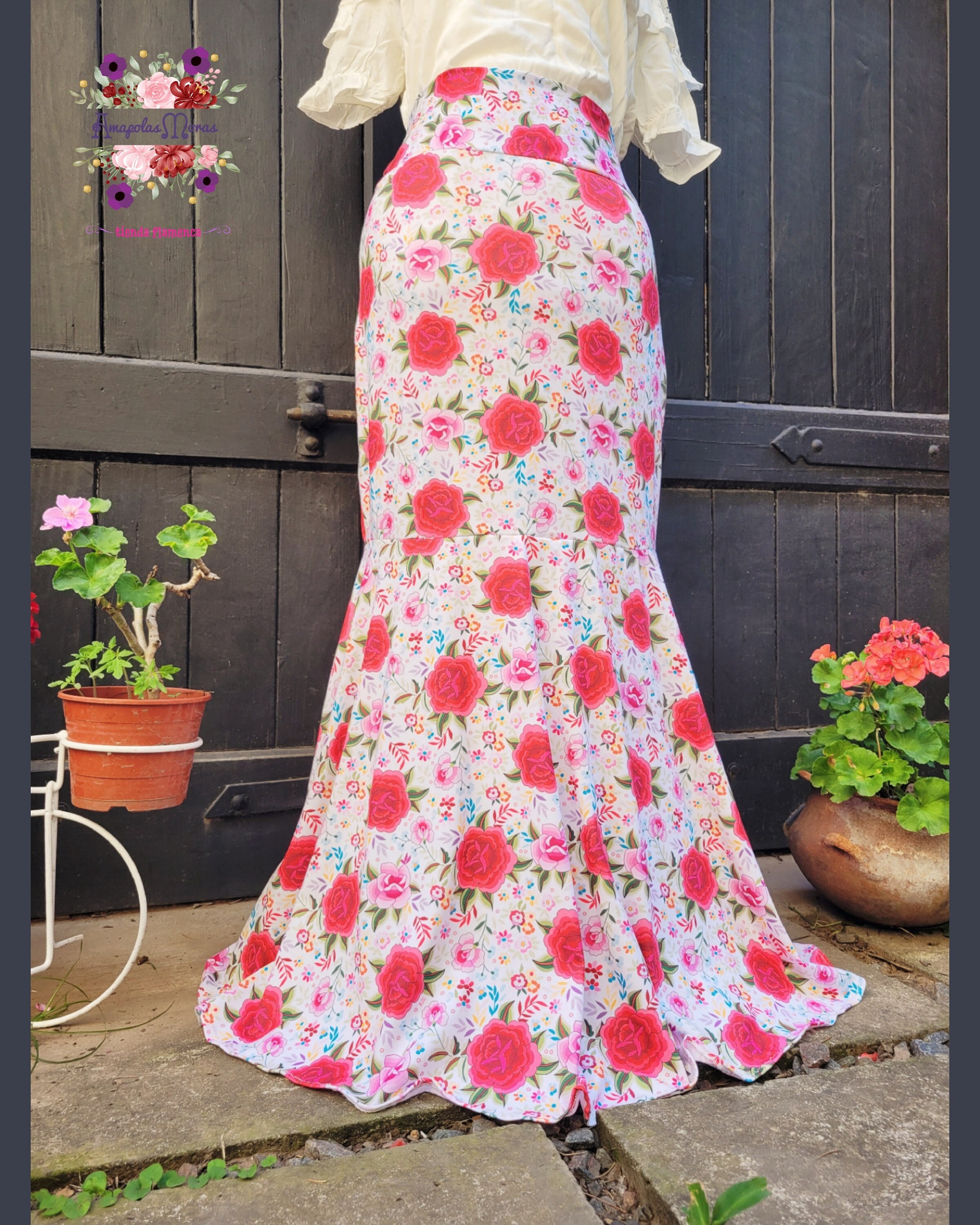 Floral Mermaid Skirt - Etsy 