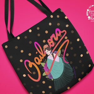 Flamenca Tote Bag Dancer Bailaora ideal Classes or Essay Flamenco Spanish Gipsy Dance