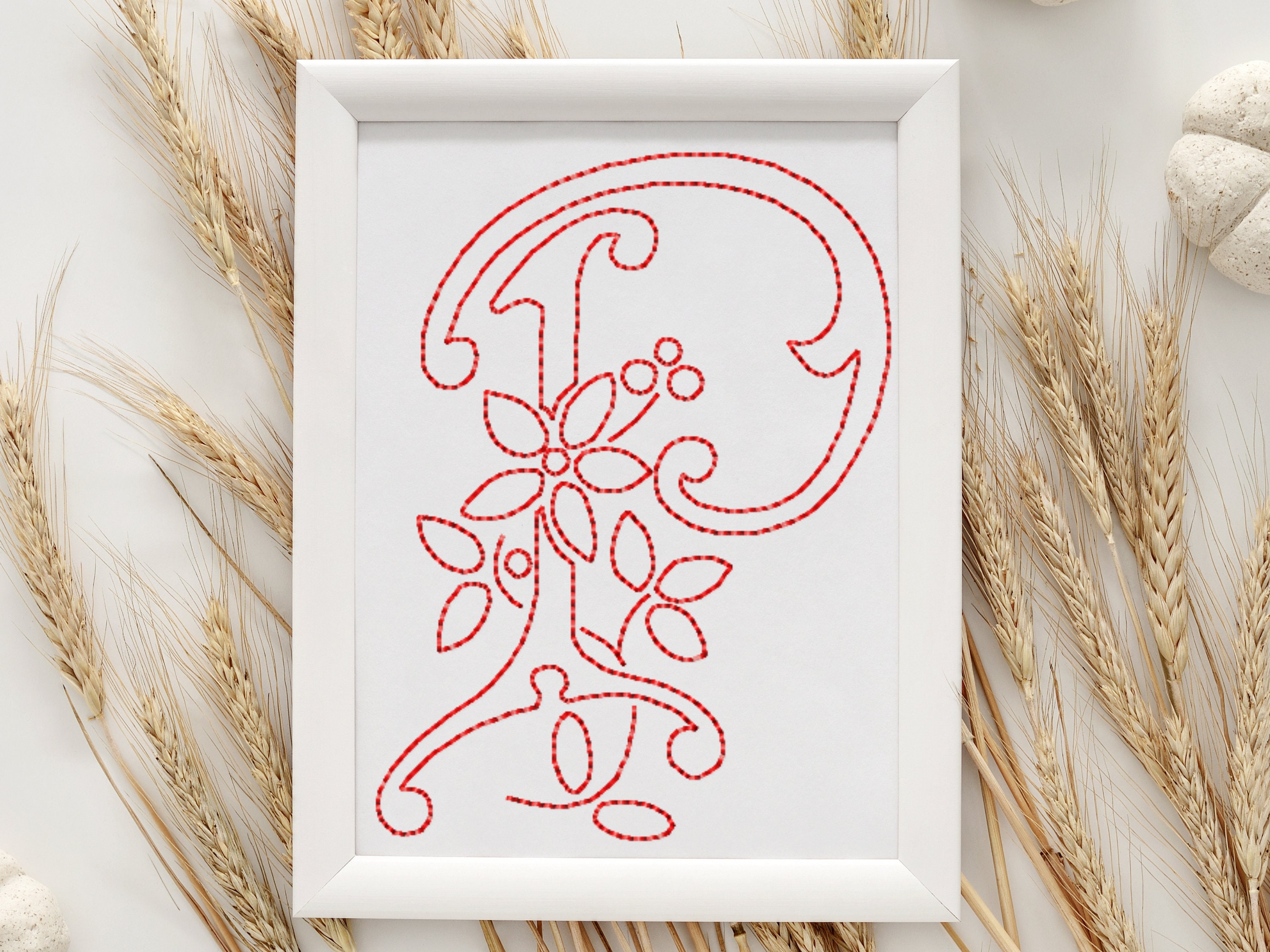 Monogram Letter P 4 Sizes Machine Embroidery File Etsy UK
