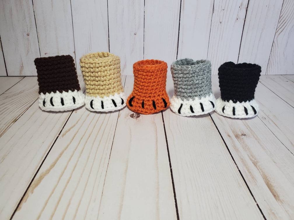 Crochet Pattern Cat Paw Chair Leg Covers Chair Socks Free Easy Red