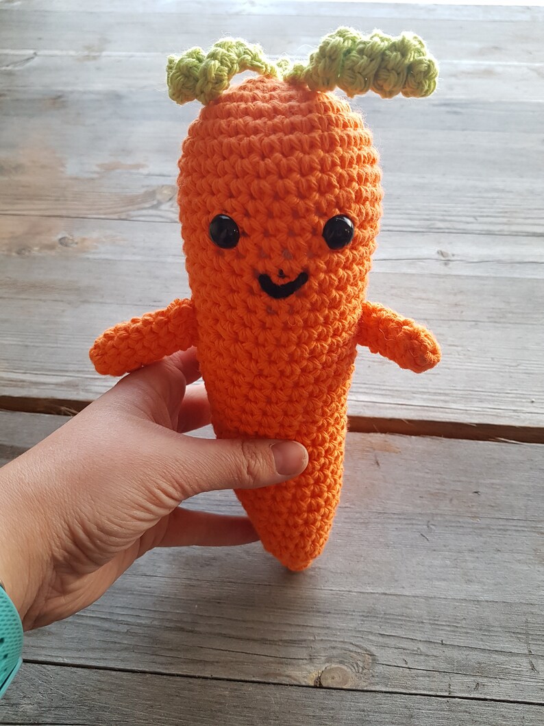 Crochet carrot plush carrot food with faces toy carrot Etsy