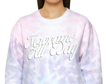 macrame all day sweatshirt, unisex tie dye sweatshirt, macrame sweatshirt, macrame shirt, macrame tshirt, macrame all day, macrame shirt