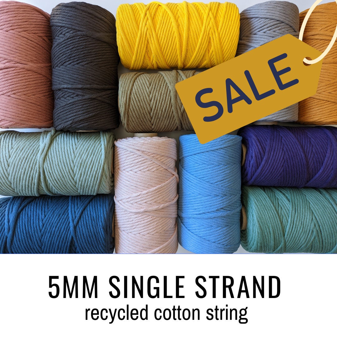 5mm recycled cotton string