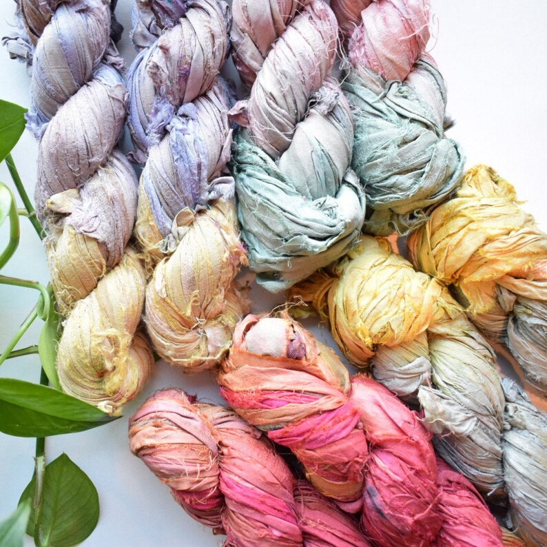recycled ribbon ribbon silk ribbon ombr\u00e9 recycled sari silk ribbon sari ribbon sari silk sari silk ribbon yarn recycled silk ribbon