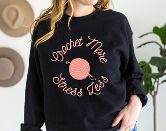 crochet lover shirt, crochet sweatshirt, cute crochet sweatshirt, unisex heavy blend crewneck sweatshirt, crochet shirt, crochet, crafty