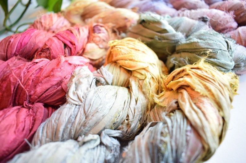 recycled ribbon ribbon silk ribbon ombr\u00e9 recycled sari silk ribbon sari ribbon sari silk sari silk ribbon yarn recycled silk ribbon