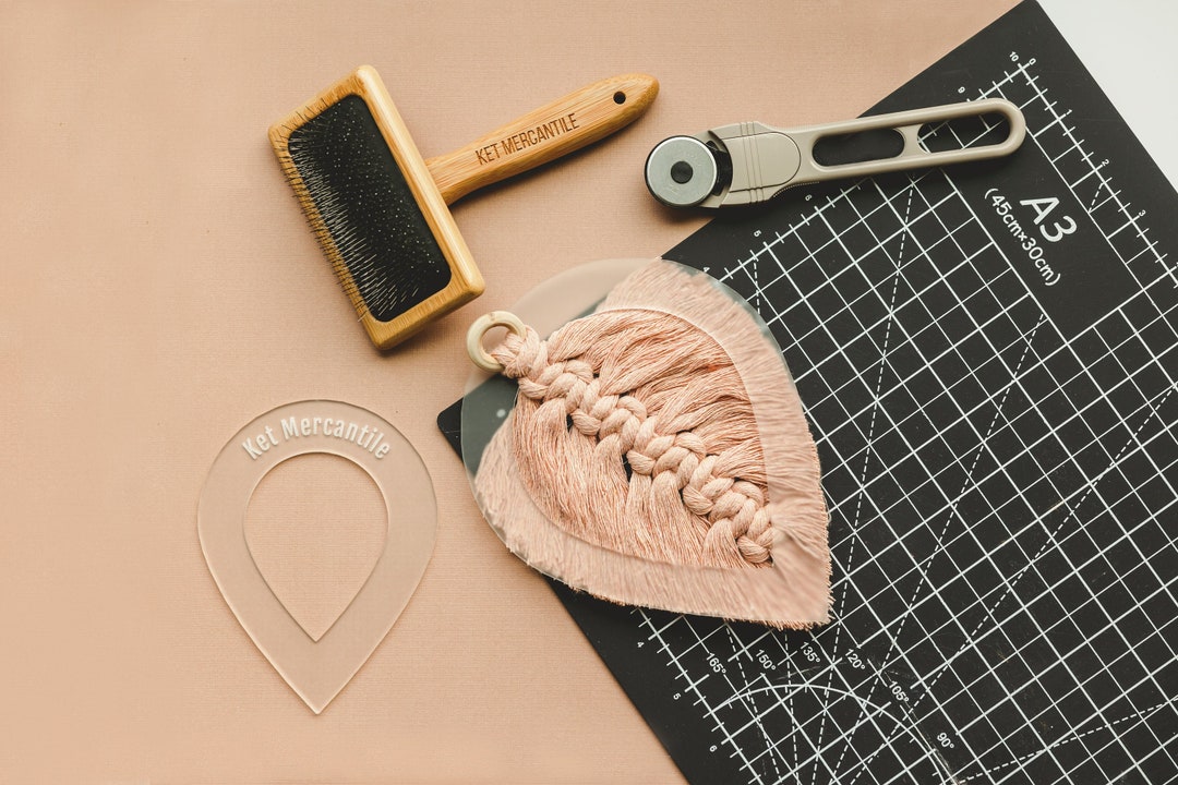 Fringe Trimming Tool, Macrame Feather Tool, Macrame Trimmer, Macrame Feather Fringe Cutting Tool