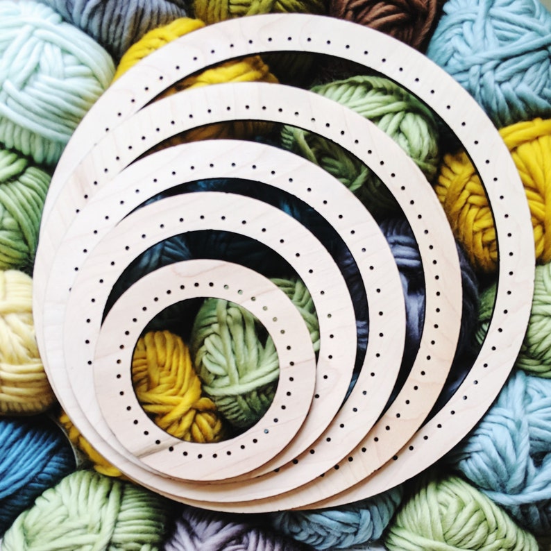 Weaving loom set of 5 weaving looms round loom loom Etsy