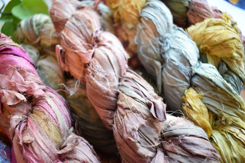 recycled ribbon ribbon silk ribbon ombr\u00e9 recycled sari silk ribbon sari ribbon sari silk sari silk ribbon yarn recycled silk ribbon