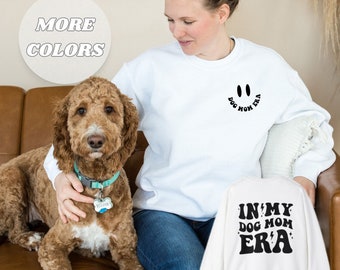 in my dog mom era sweatshirt, dog mom sweatshirt, in my dog mom era, dog lover gift, unisex heavy blend crewneck sweatshirt, dog mom gift