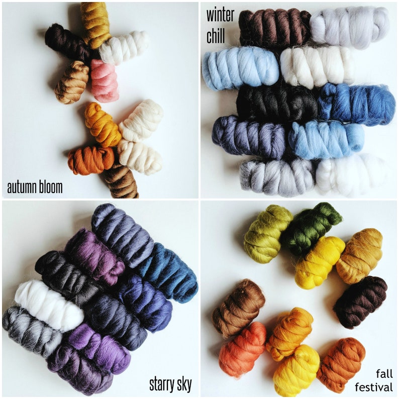 Merino Wool Roving Fiber Pack Roving Wool Roving Fiber Etsy