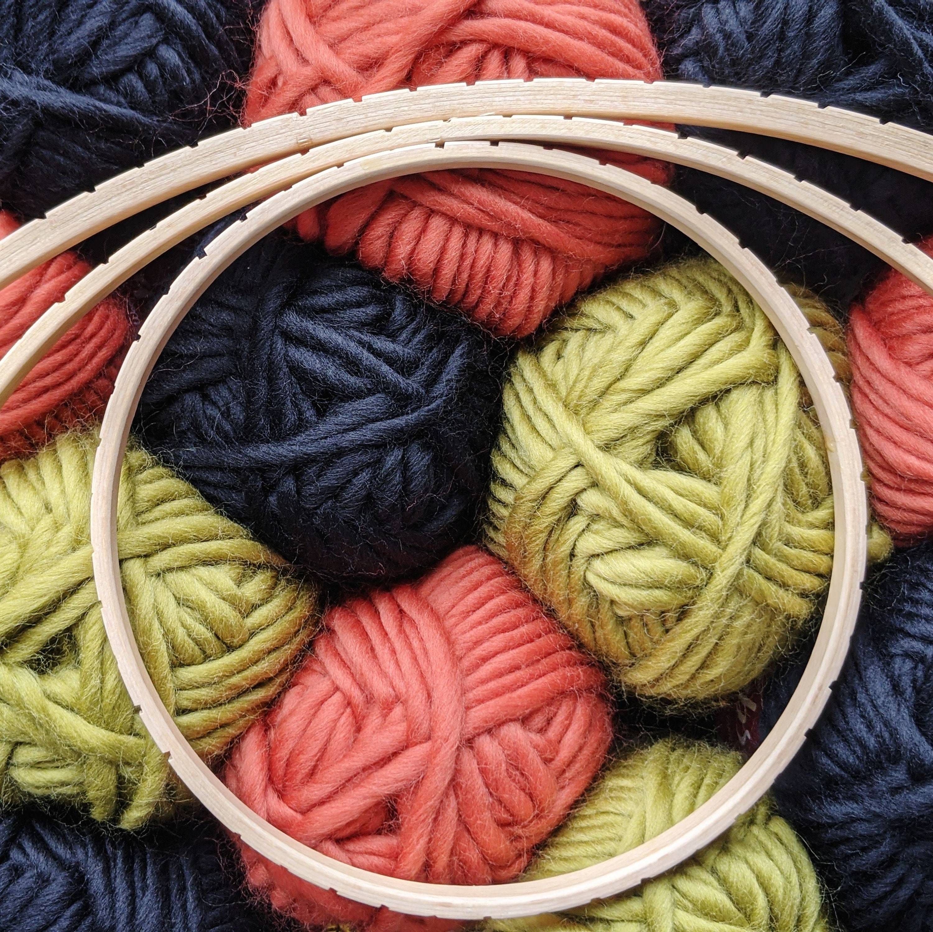 Circle Weaving Loom Hoop Weaving Loom Round Loom Round Etsy