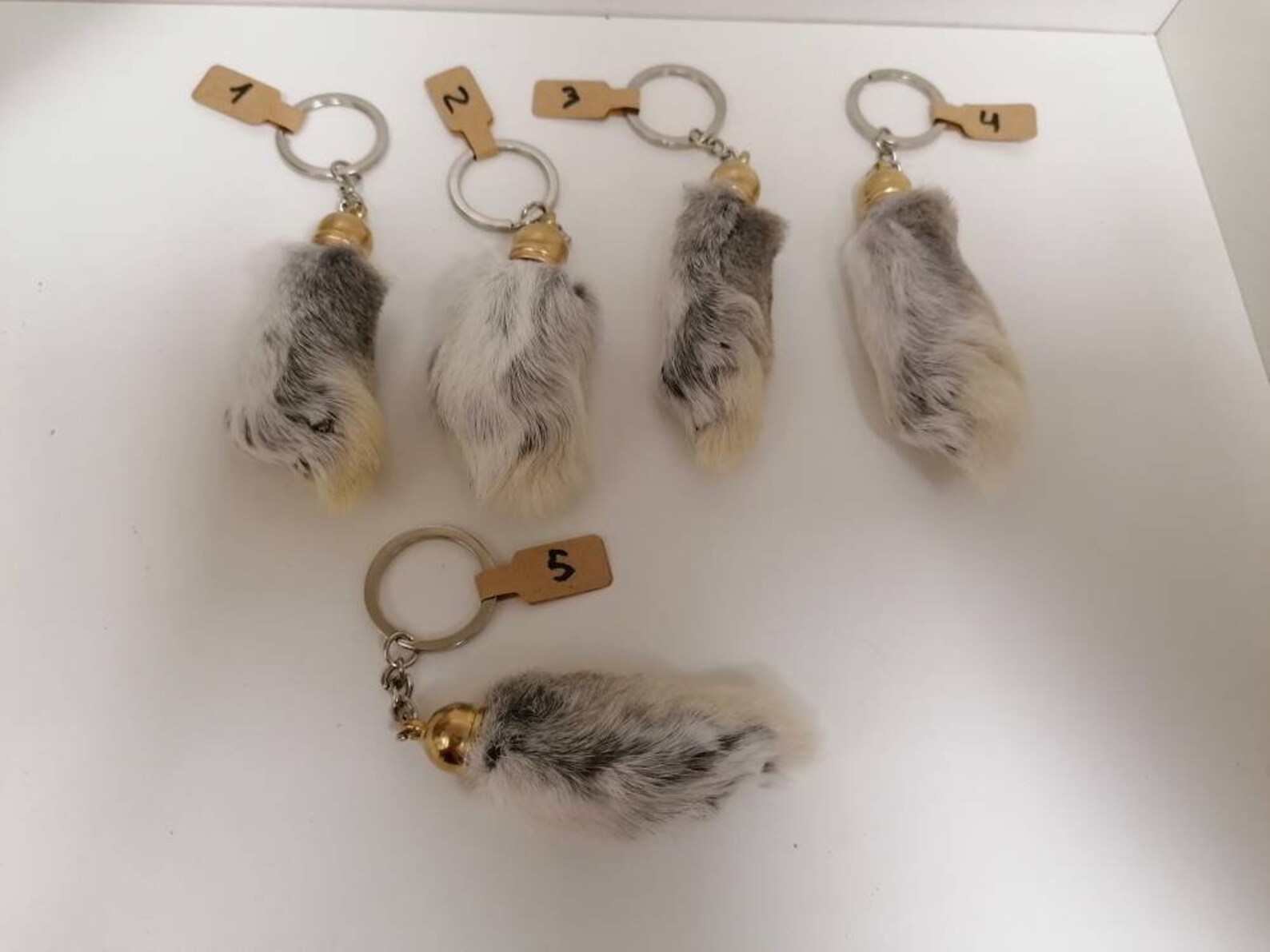 Rabbit&rsquo;s Foot Keychains - Etsy