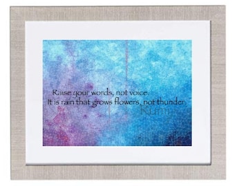 Rumi Quote Watercolor Print – Inspirational Wall Art (Digital Download)