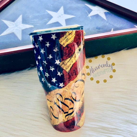 Download We The People American Flag Tumbler Constitution